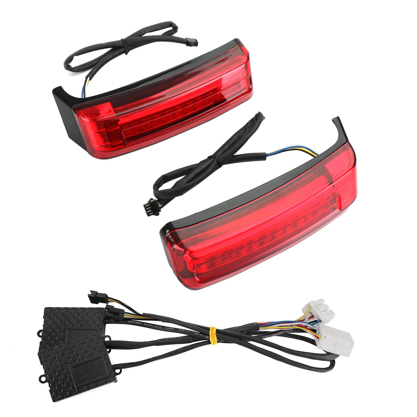 LED-Satteltaschen-Satteltaschen Run Brake Turn Lamp Lights For Touring 1996-2013 Generic