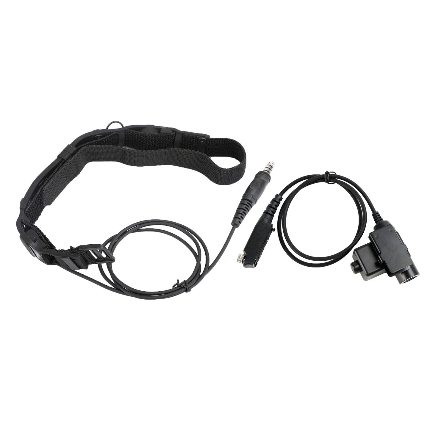 Tactical Throat Tube Mic 7.1mm Plug Headset für Sepura STP8000 STP8030 STP8035