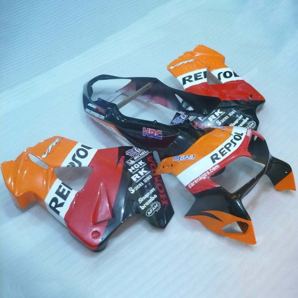 Amotopart Honda VFR800 1998-2001 Verkleidungskit Karosserie Plastik