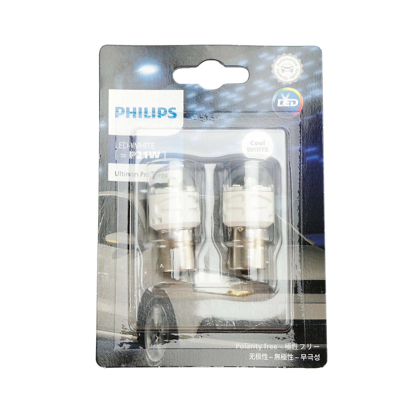 Für Philips 11498CU31B2 Ultinon Pro3100 LED-WEISS P21W 6000K BA15s
