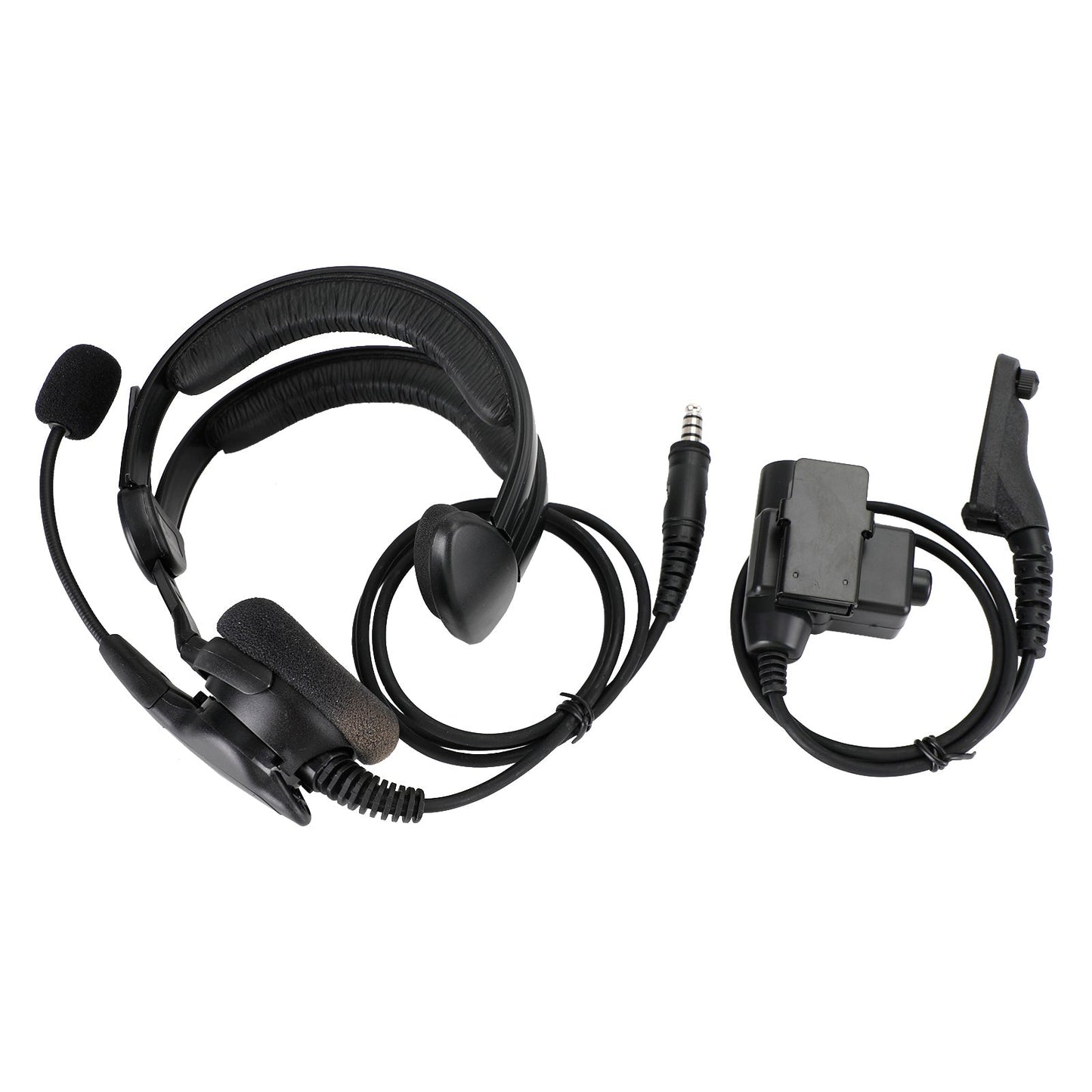 Taktischer U94 PTT-Kabelstecker C2 Headset-Adapter für XPR6300 XPR6350 XPR6380