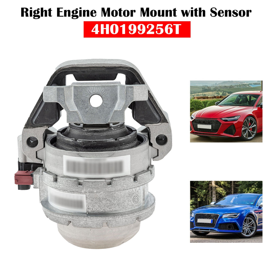 2013鈥?018 Audi S6 RS6 S7 RS7 4.0L Motorhalterung rechts mit Sensor 4H0199256T