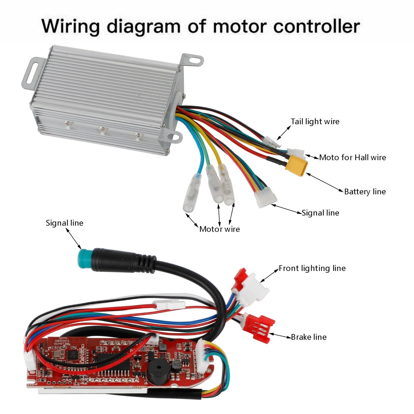 Kit de module de commande de carte Bluetooth contrôleur 36V350W pour scooter électrique M365/Pro