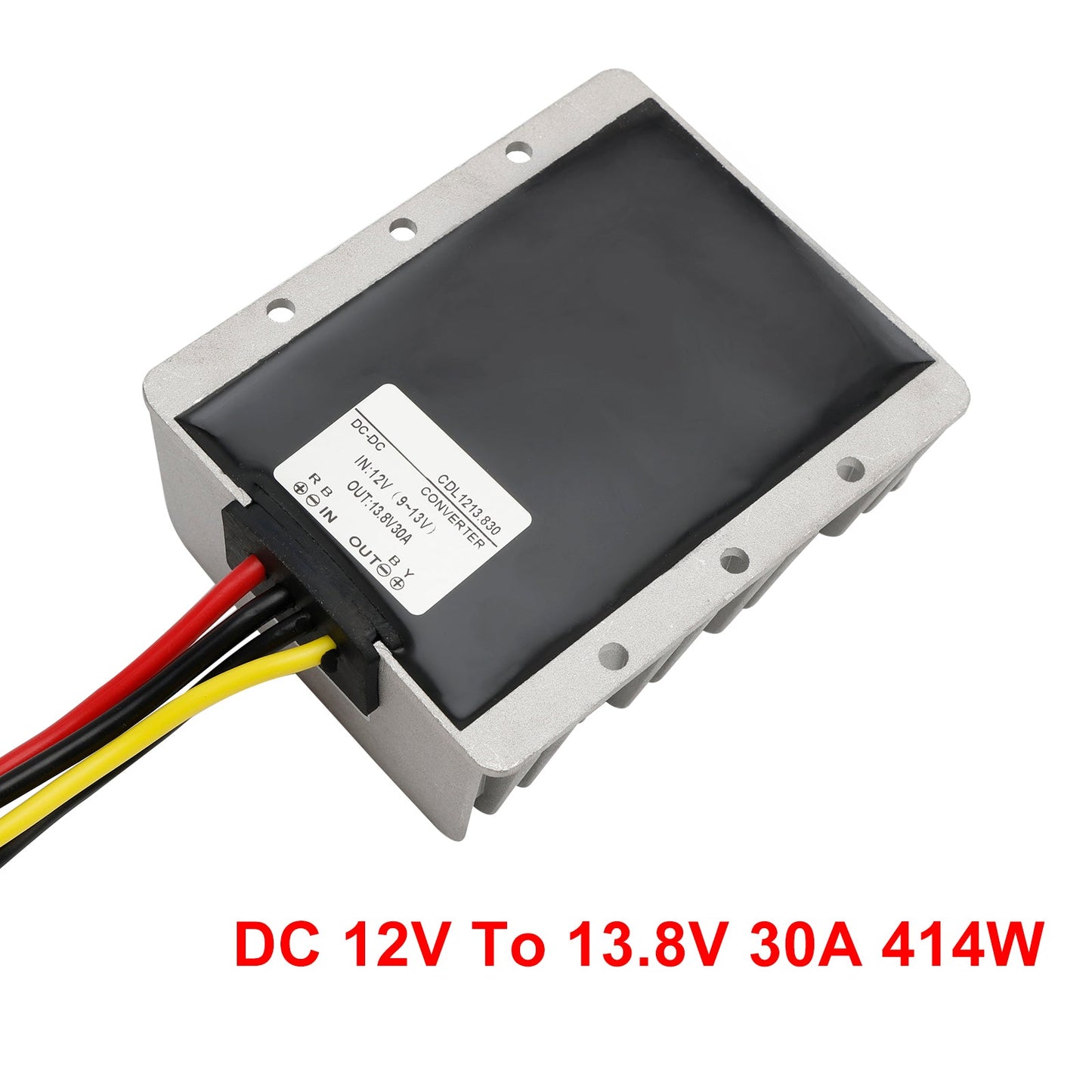 DC-DC 12V-13,8V 30A 414W Step Up Netzteil Konverter Regler Wasserdicht