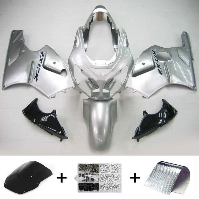 Amotopart Kawasaki 2000-2001 ZX12R Sliver Speaking Kit