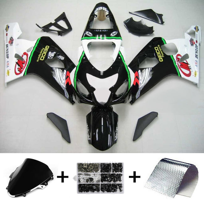 Amotopart Suzuki GSXR 600/750 2004-2005 Verkleidungskit Karosserie Plastik