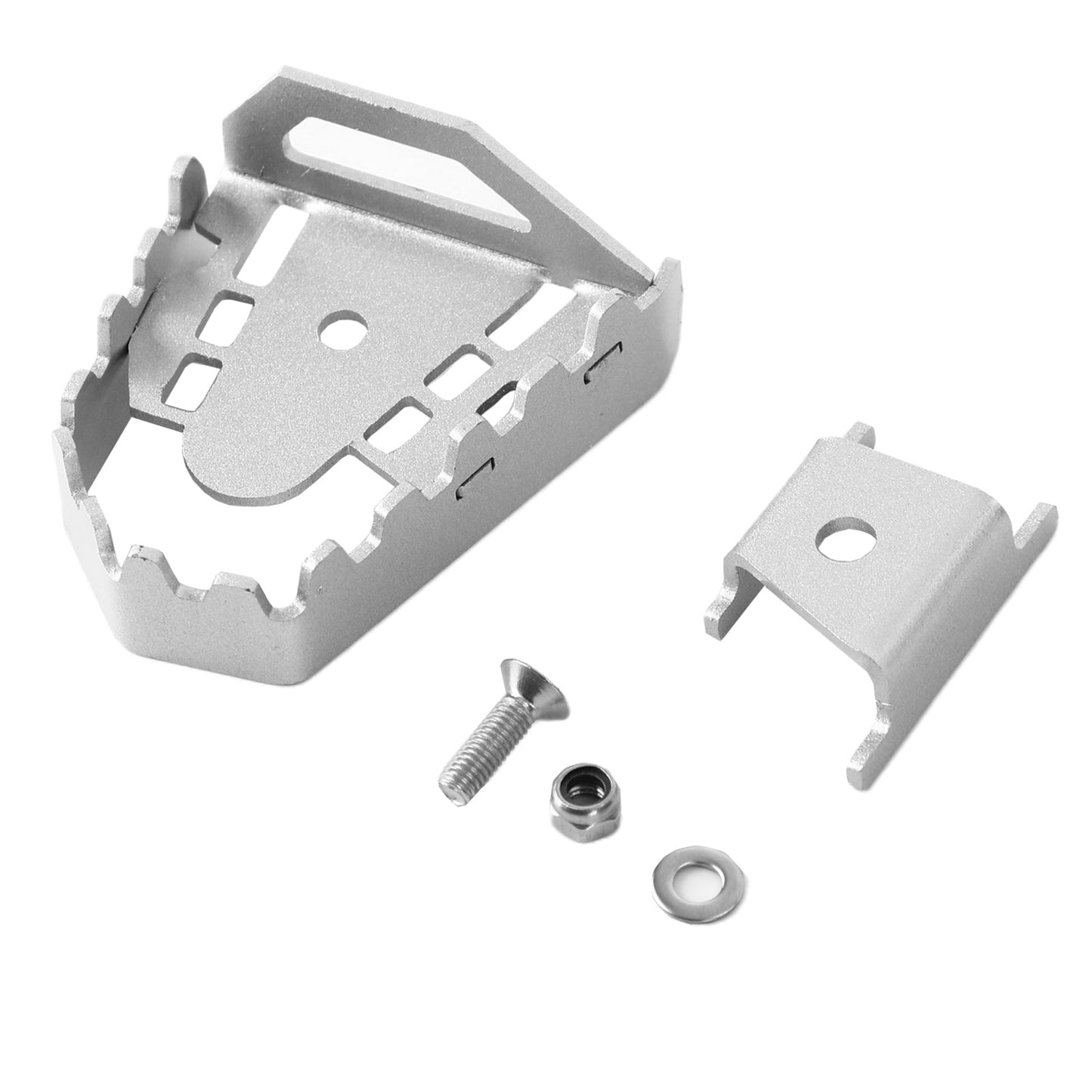 Support de pédale de frein arrière en aluminium pour F850GS F750GS 08-16 Silver Generic