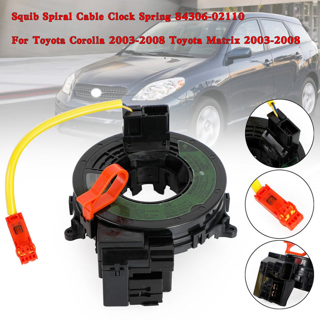 Squib Spiral Cable Clock Spring 84306-60090 für Toyota Sequoia 2002-2005 Generikum