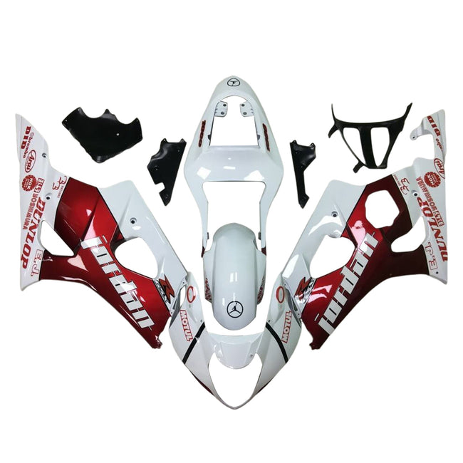 2003–2004 Suzuki GSXR1000 K3 Einspritzverkleidungs-Set, Karosserie, Kunststoff, ABS