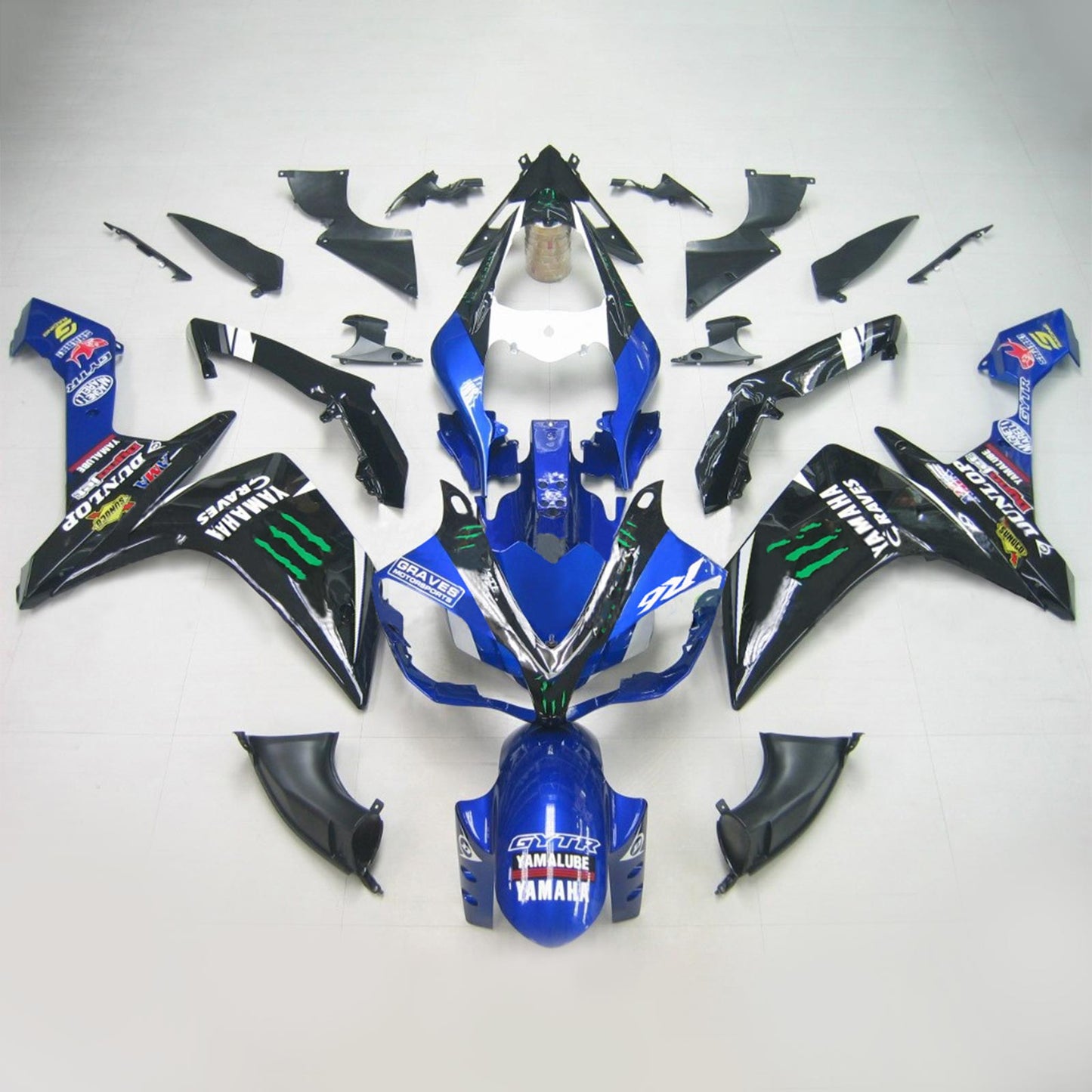 Amotopart Yamaha 2007-2008 YZF 1000 R1 Abzugskit