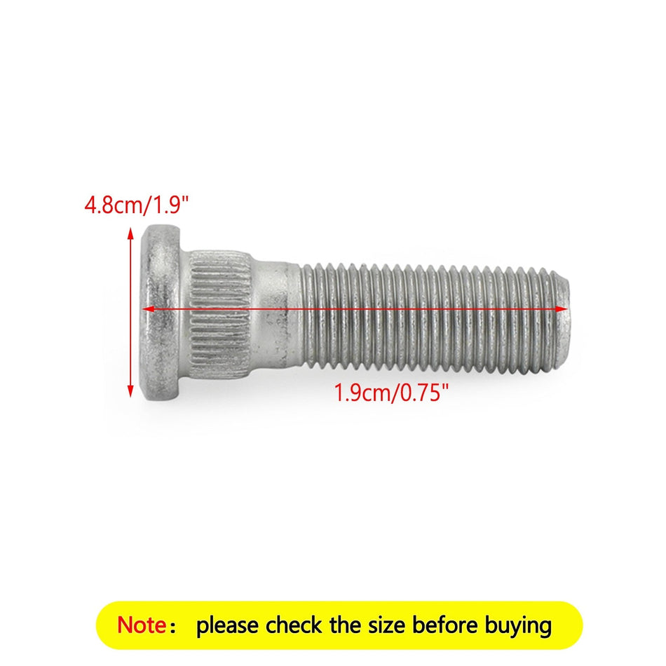 6PCS Vorderrad -Bolzen -Kit für Nissan Patrol GQ Y60 Gu Y61 MQ Ford Maverick