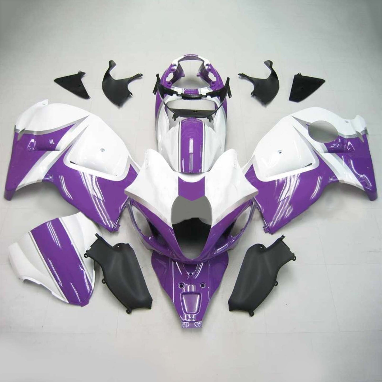 Amotopart Suzuki Hayabusa GSXR1300 1999-2007 Kit de carénage Corps Plastique