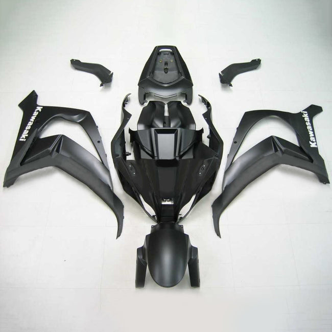 Amotopart Kawasaki ZX10R 2011-2015 Matt Schwarzverkleidungskit