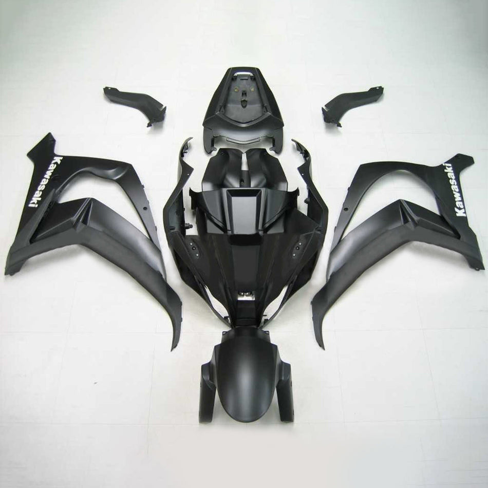 Kit carénage noir mat Amotopart Kawasaki ZX10R 2011-2015