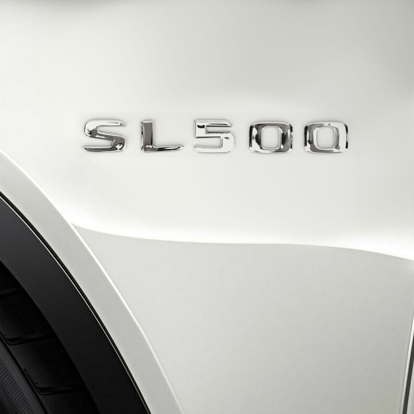 Trunk Rear Emblems Badge Chrome Letter Sl 500 Für Mercedes R27 R231 Sl Sl500