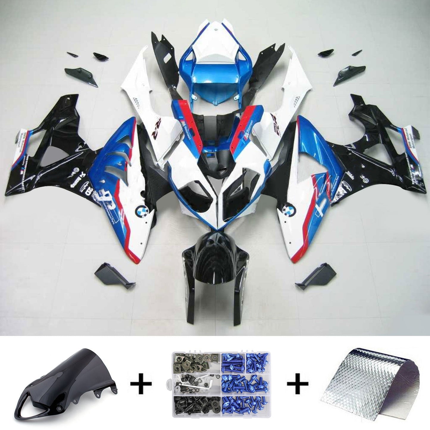 AMOTOPART 2009-2014 BMW S1000RR Multi-Farbverkleidungskit