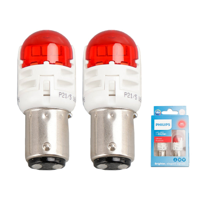 Für Philips 11499RU60X2 Ultinon Pro6000 LED-ROT P21/5W intensives Rot 75/15lm
