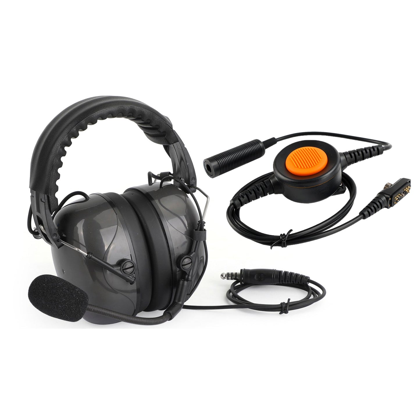 Für Hytera PD780G/580/788 6-Pin U94 PTT C5 Einstellbares Headset mit Ger?uschunterdrückung