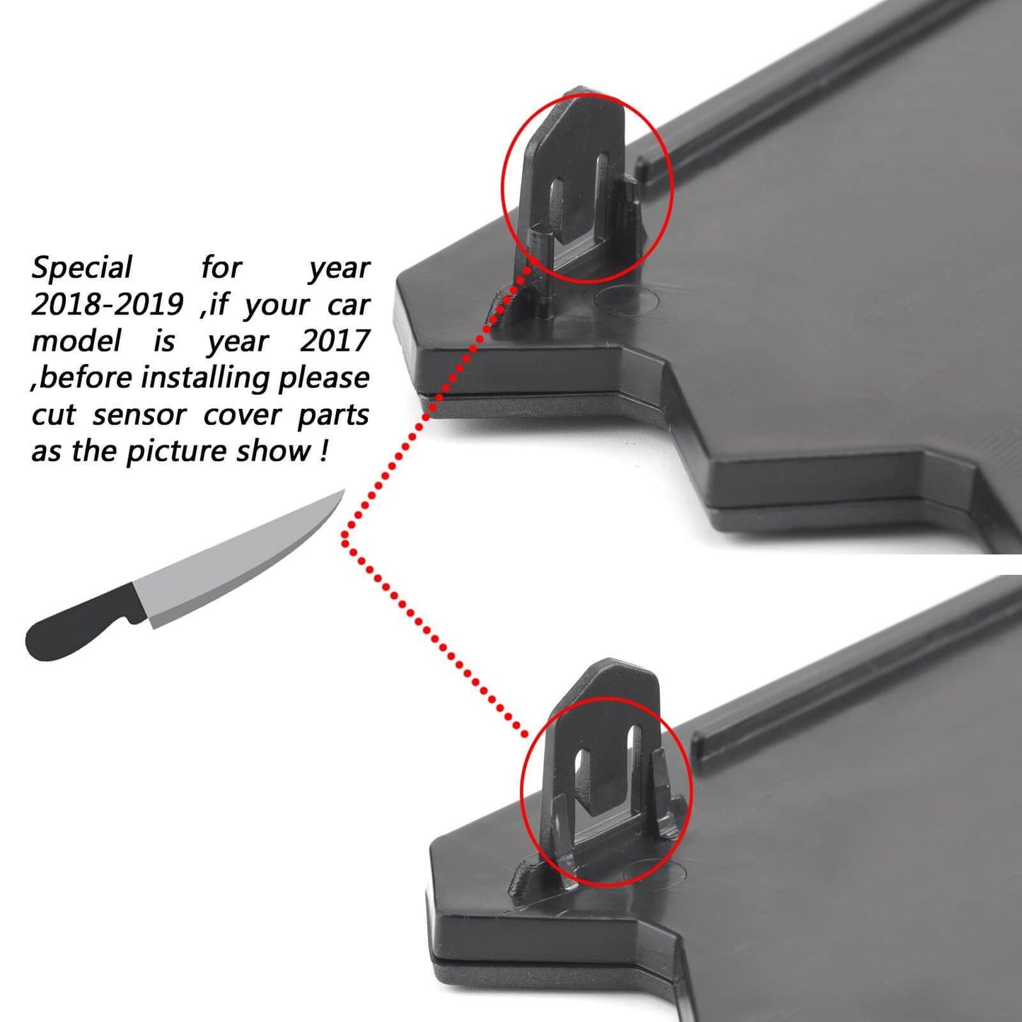 Tacoma TRD Pro 2016-2023 Toyota Grille de rechange pour capot de pare-chocs avant avec couvercle de capteur générique