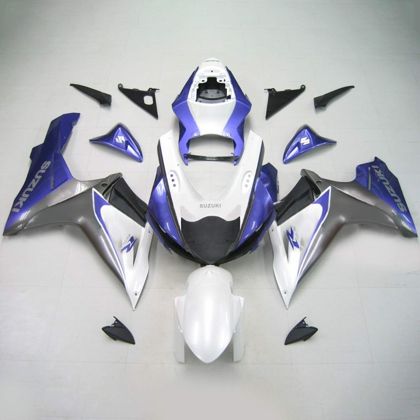 Amotopart Suzuki GSXR 600/750 2011-2022 K11 Verkleidungs Kit Körperwerk Kunststoffbauch