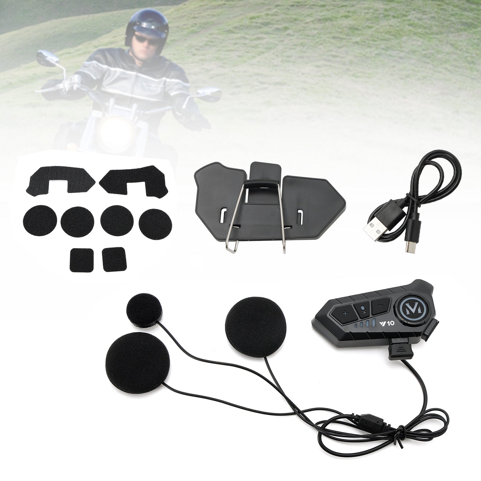 Bluetooth Kopfhrer Fr Helm
