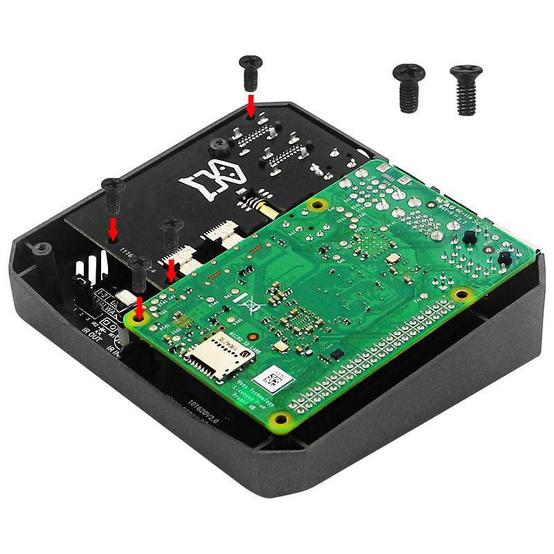 2021 Aluminiumgebüt für Raspberry Pi 4 MIT Safe Power Button für Argon eins