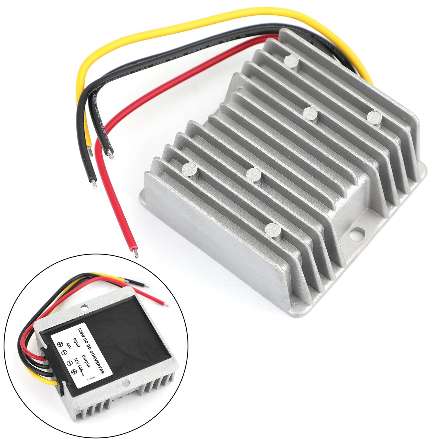 Module de régulateur de tension convertisseur de tension DC/DC abaisseur 48V à 12V 10A