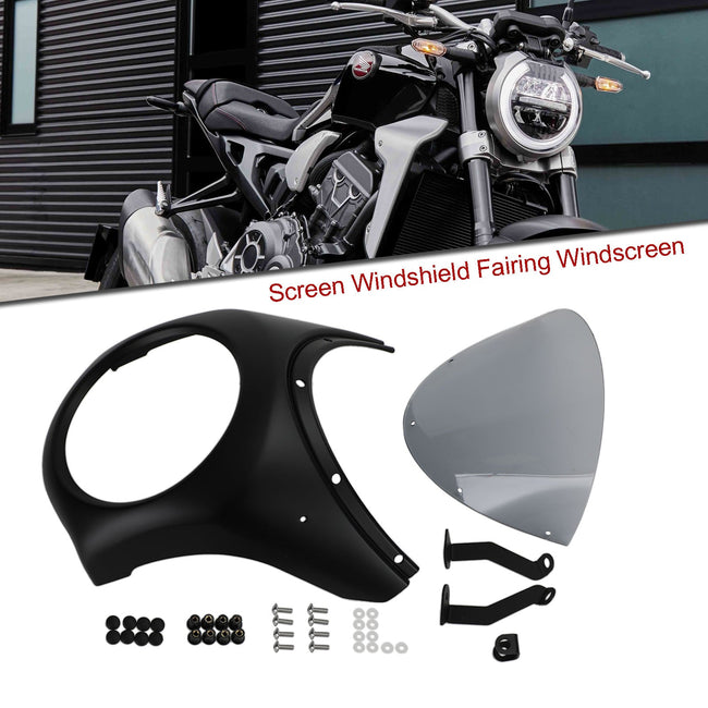 Scheinwerfer Windschutzscheibenverkleidung Windschutzscheibe für Honda CB1000R CB650R 2019-2021 B Generika