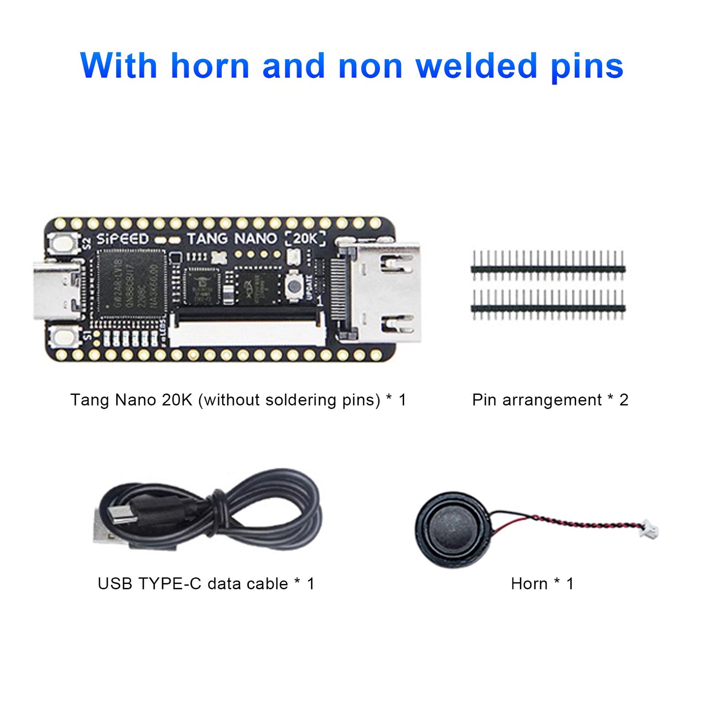 Sipeed Tang Nano 20K Entwicklungsboard Open Source FPGA Retro-Spiel mit Lautsprecher