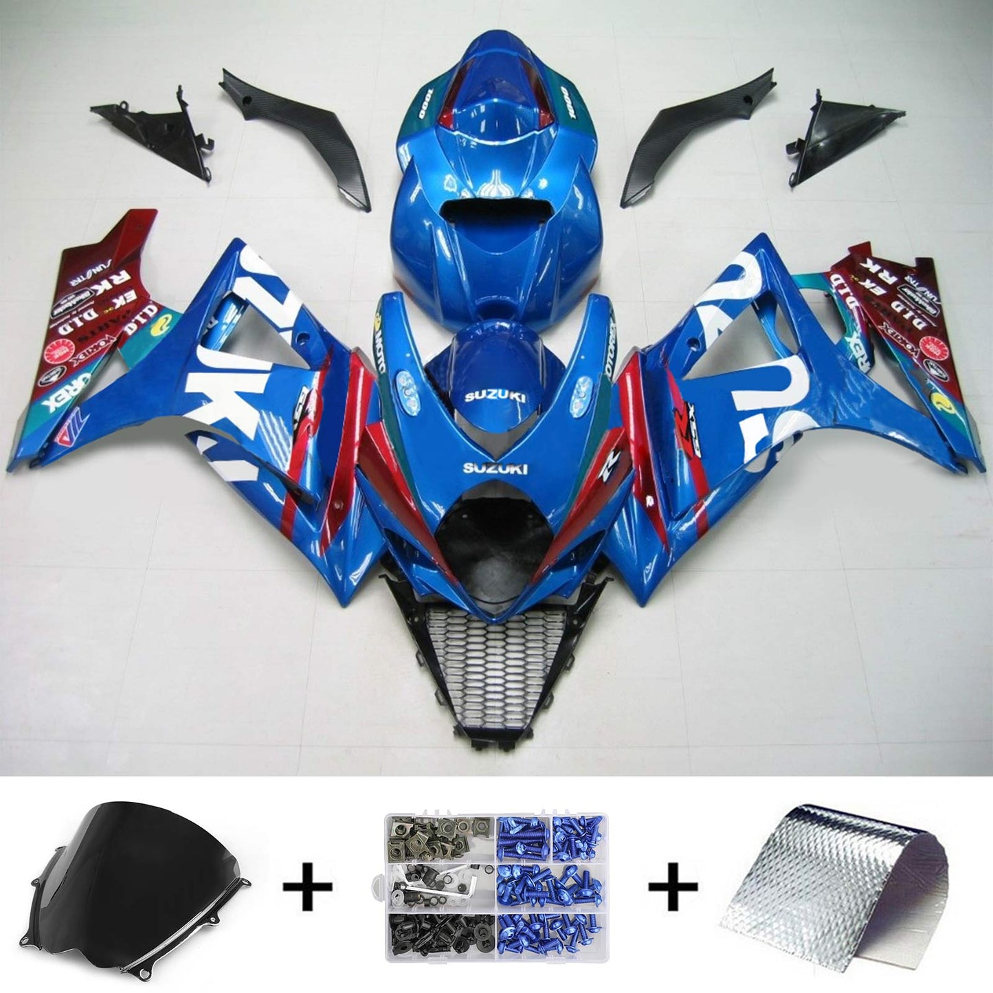 Amotopart Suzuki GSXR1000 2007-2008 Verkleidungskit