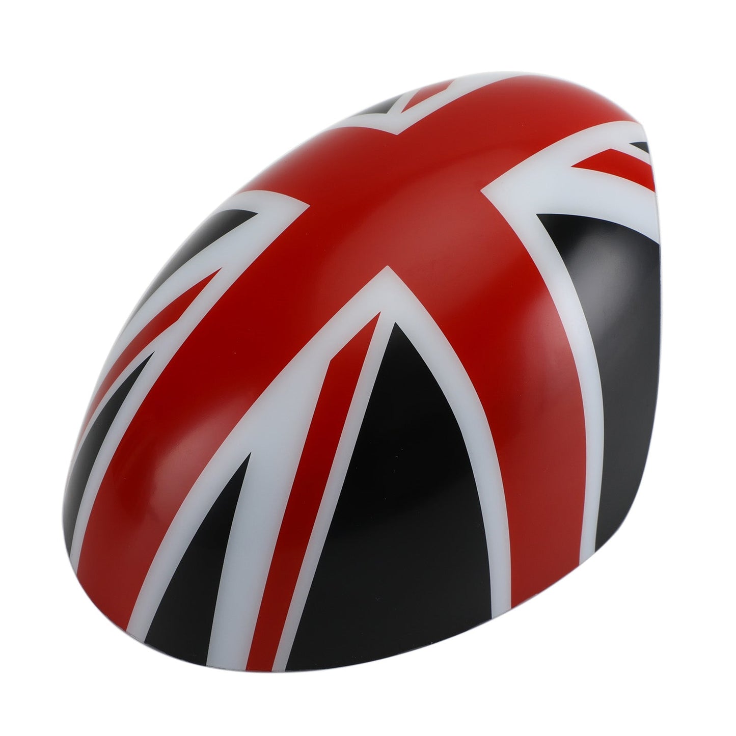 MINI Cooper R55 R56 R57 2 x Coques de rétroviseurs Drapeau Union Jack UK Noir/Rouge