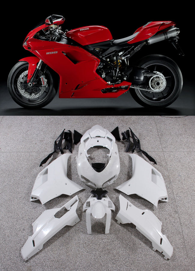 Amotopart-Verkleidungen für 2007-2011 Ducati 1098 Red Rennsport Generic