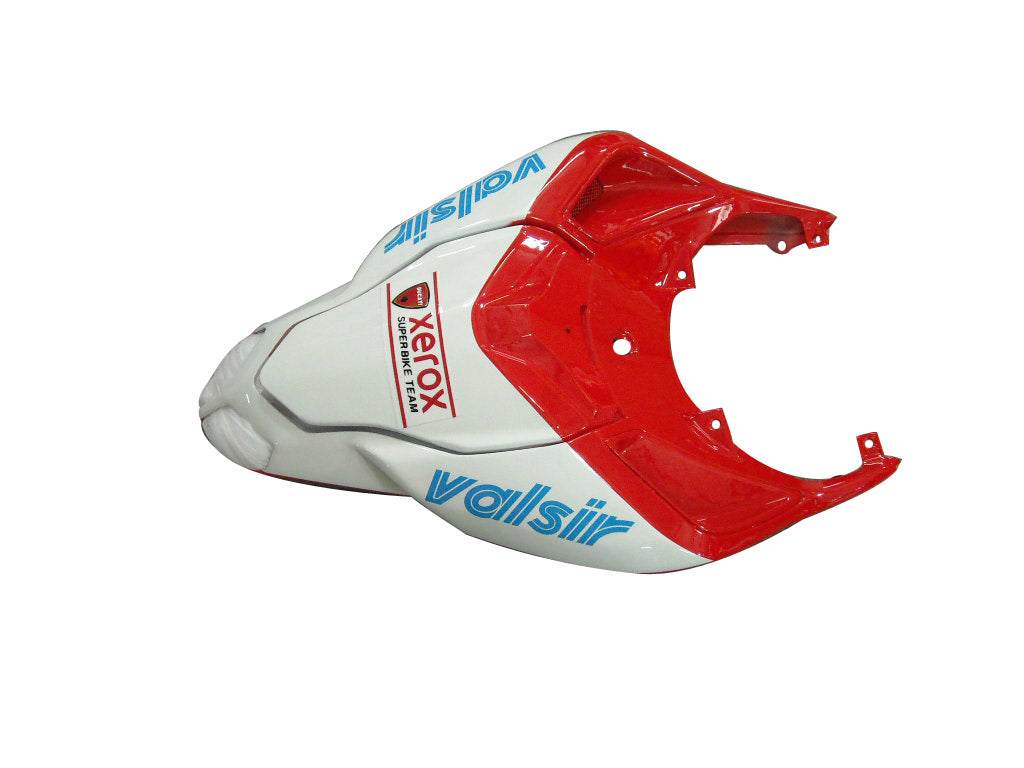 Carénages Amotopart pour 2007-2012 Ducati 1098 1198 848 blanc et rouge Xerox Racing générique