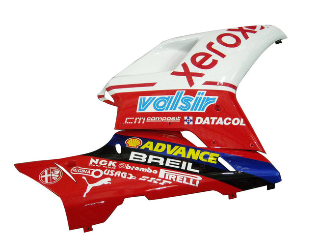 Amotopart-Verkleidungen für 2007-2012 Ducati 1098 1198 848 White & Red Xerox Racing Generikum
