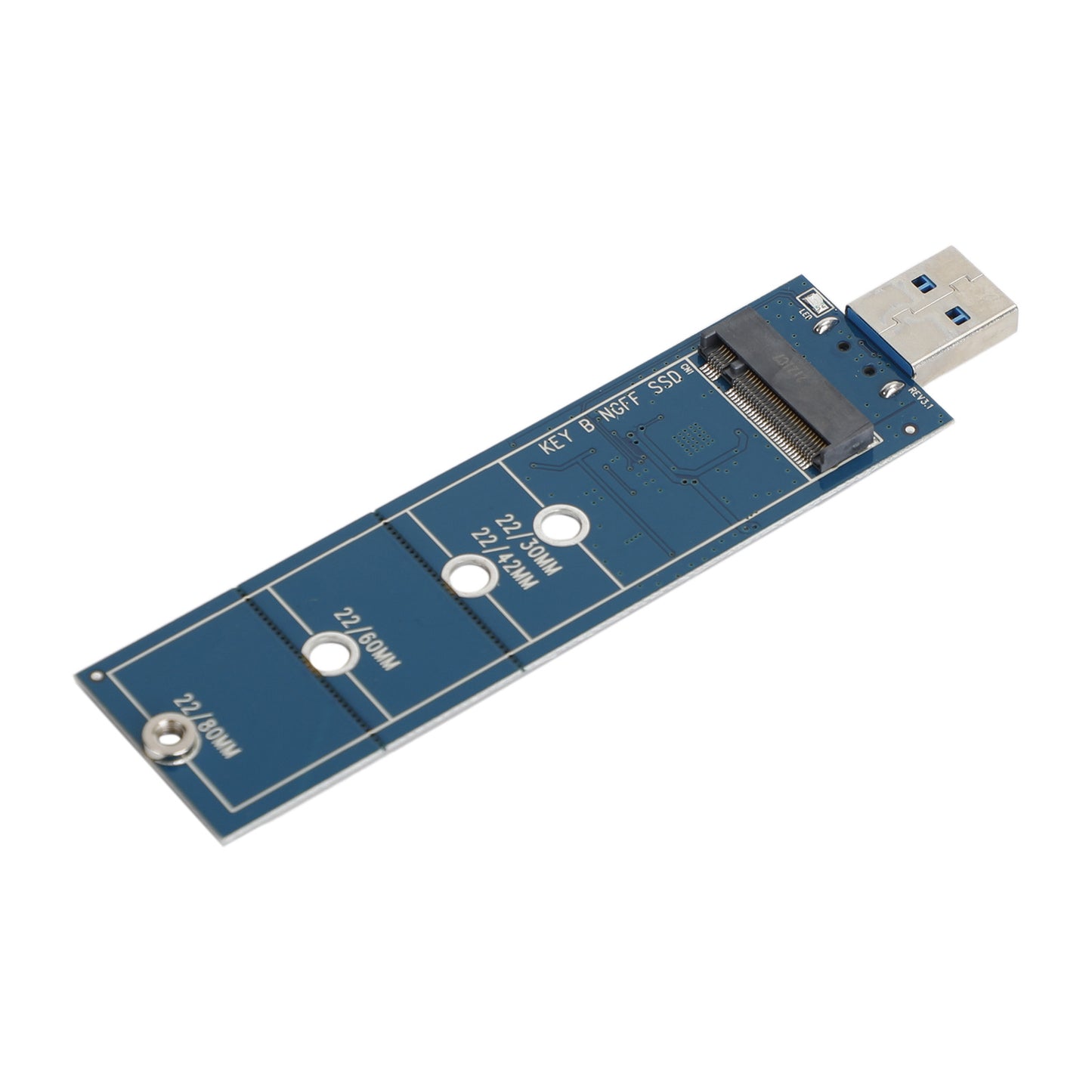 M.2 bis USB -Adapter B Key M.2 SATA -Protokoll SSD -Adapter für 2230 2242 2260 2280