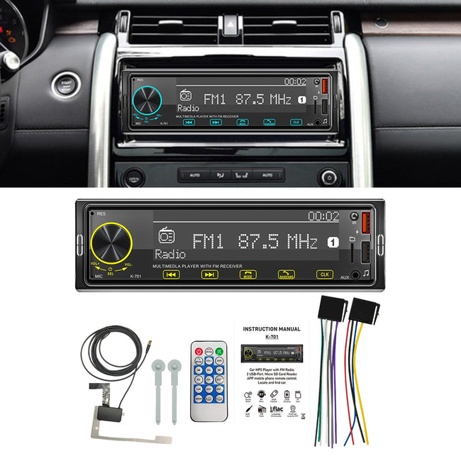 2.5D Touchscreen 1DIN Bluetooth Stereo Radio FM Auto MP3 Player mit DAB
