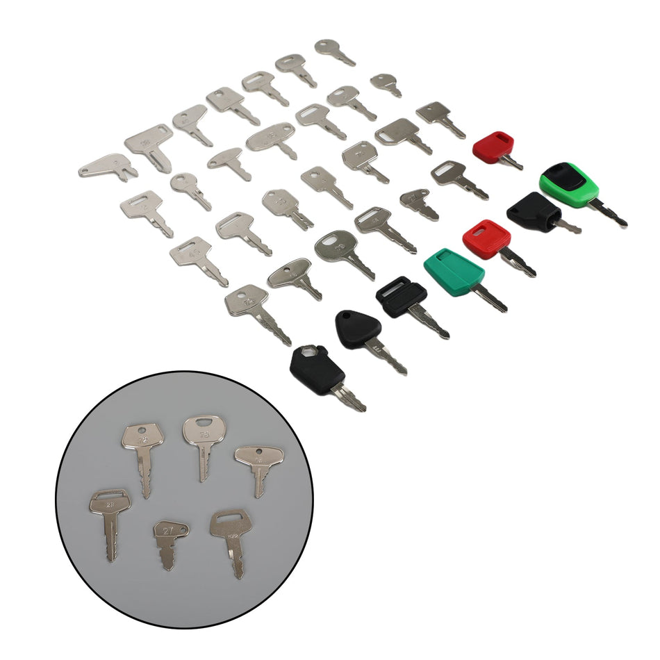 35 Schwerkonstruktionsausrüstung Zündschlüssel für Katzenkoffer JD Komatsu