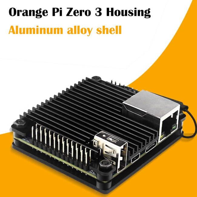 Orange Pi Zero 3 Entwicklungsplatine aus Aluminiumlegierung mit schützendem Kühlkörper