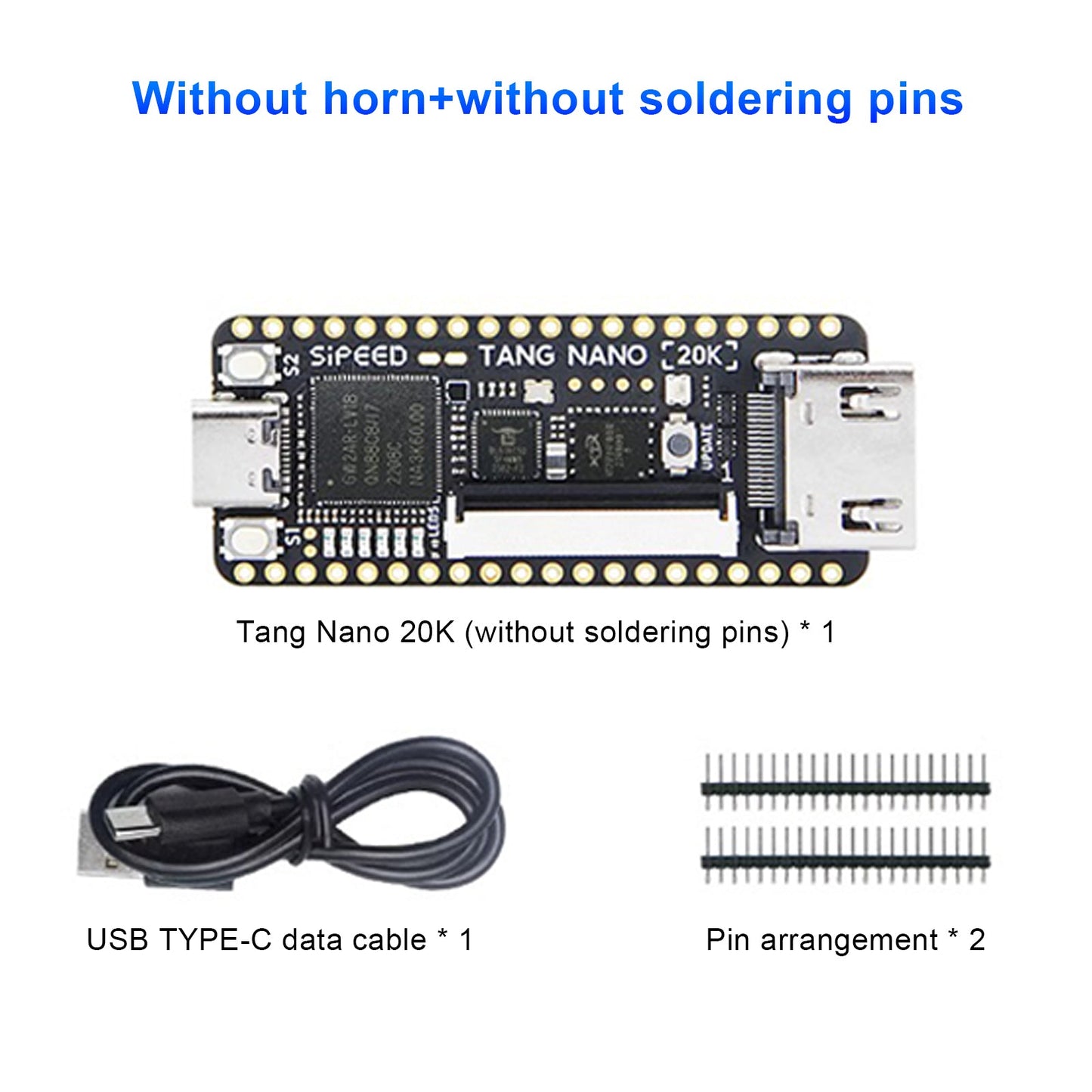 Sipeed Tang Nano 20K Entwicklungsboard Open Source FPGA Retro-Spiel mit Lautsprecher