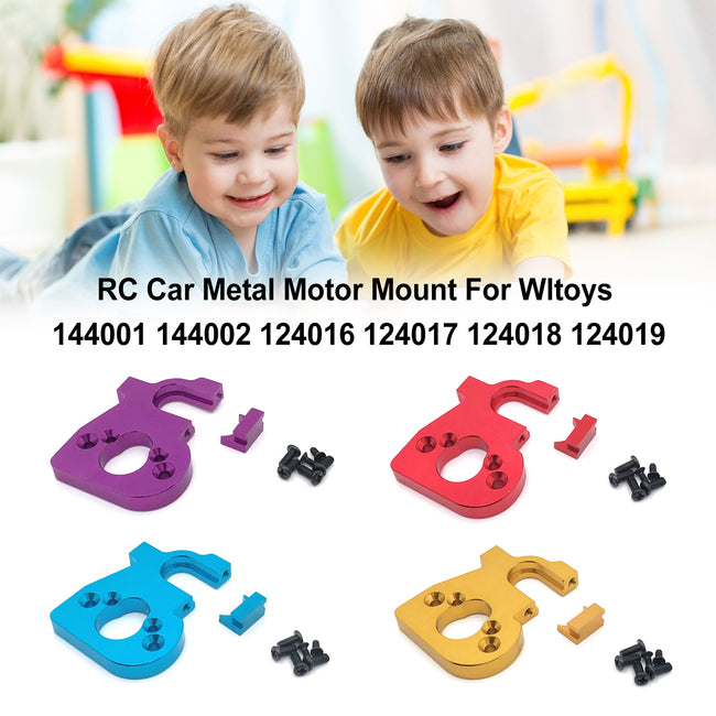 RC Auto Metall Motorhalterung für Wltoys 144001 144002 124016 124017 124018 124019