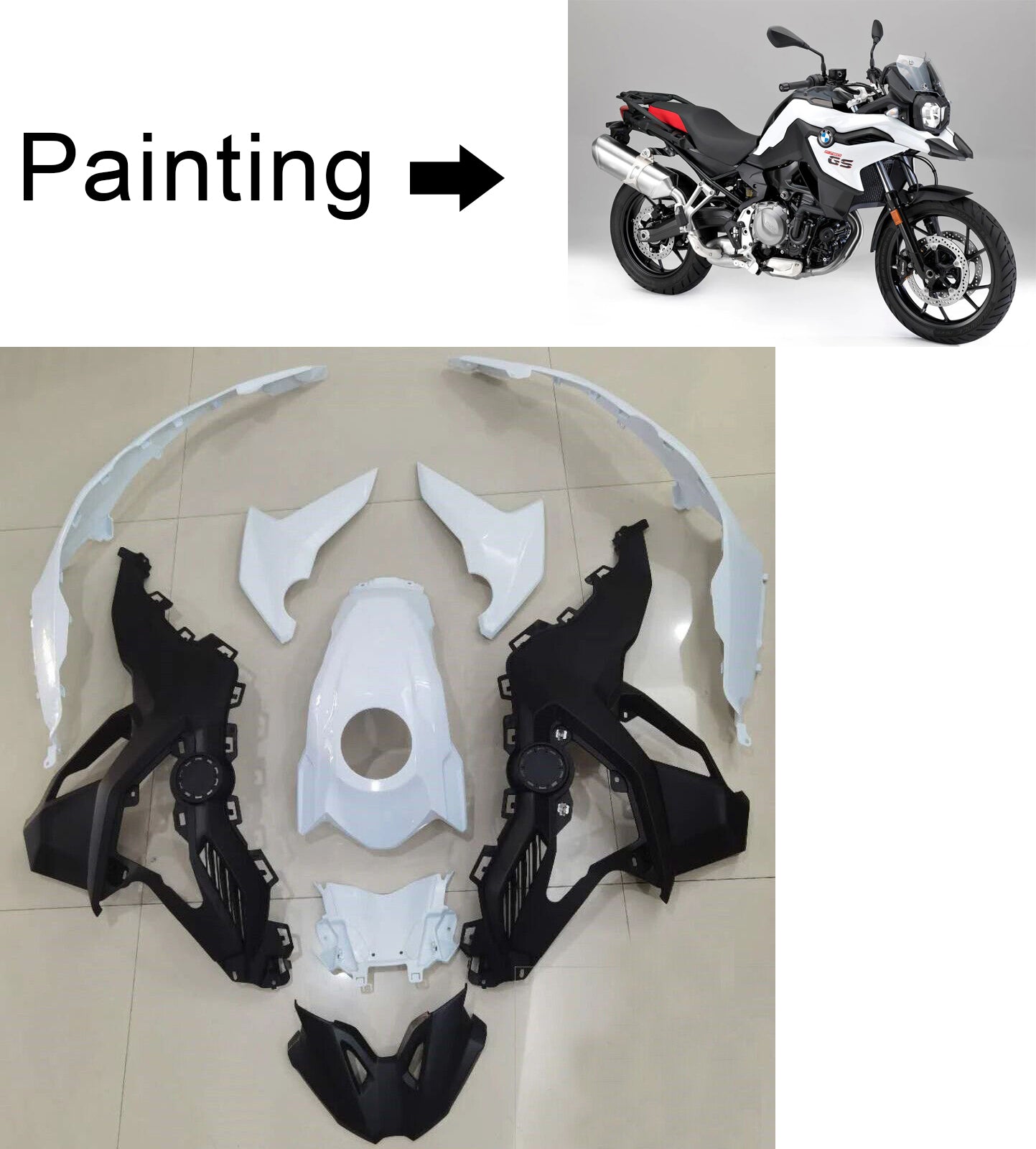 AMOTOPART BMW F750GS F850GS 2018-2020 Verkleidungskit Karosserie