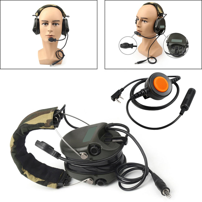 H60 Sound Pickup Noise Reduction Headset 6-Pin PTT Für TH-D7 TH-F6 TH-K2 TH-21