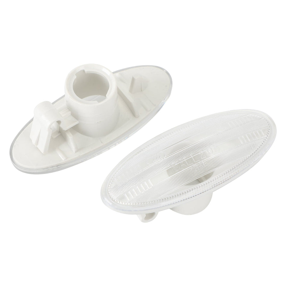 2x boîtier de clignotant latéral transparent pour Nissan 26160-89900