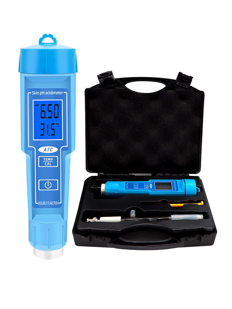 PH-Meter-Thermometer-Stift für Lebensmittel, Obst, Fleisch, Boden, Labor, digitaler S?ure-PH-Tester