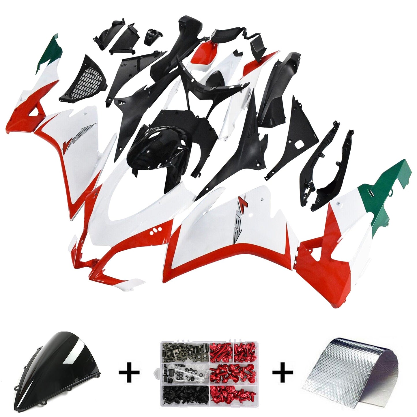 Amotopart Aprilia RSV4 1000 2016¨C2018 Verkleidungsset, Karosserie, Kunststoff