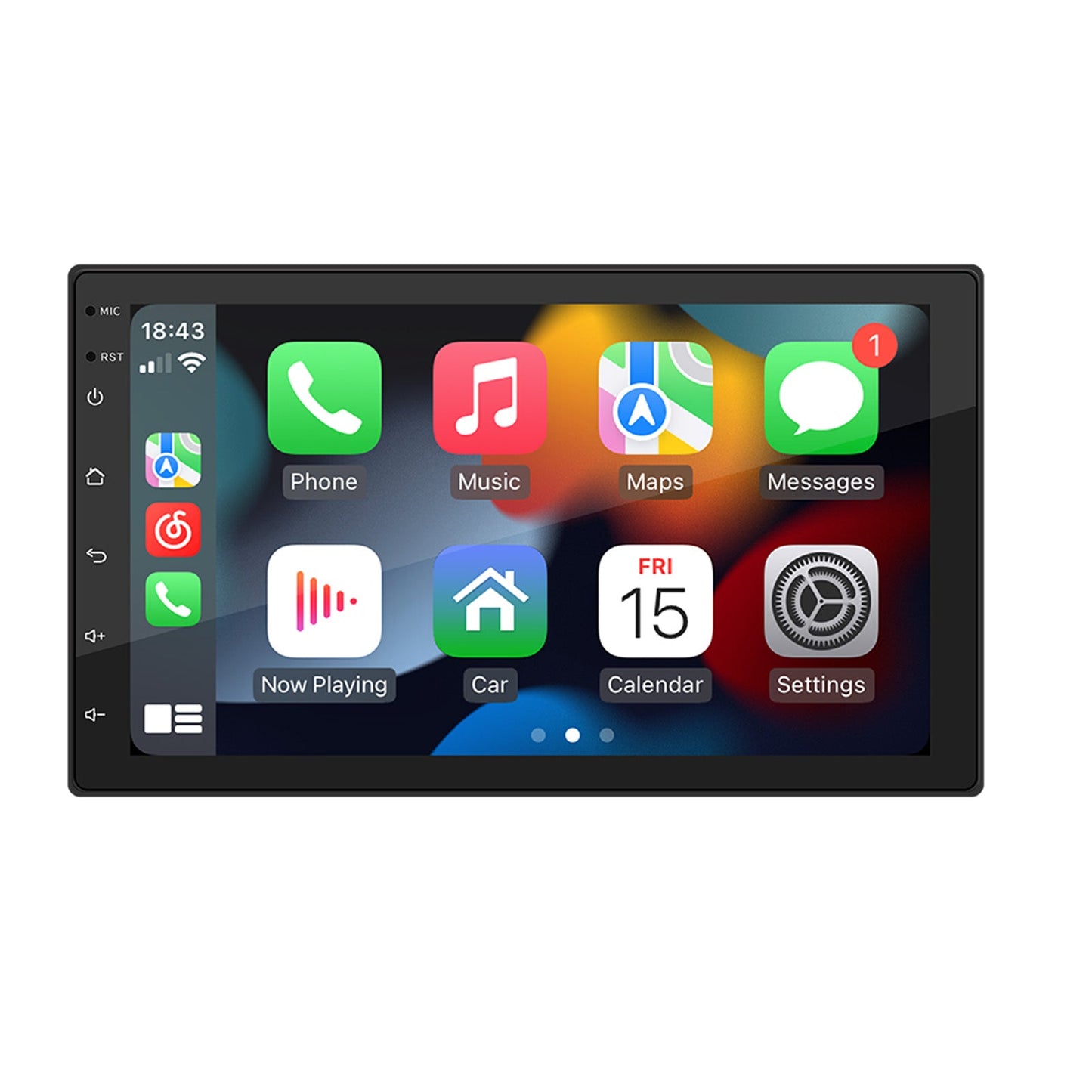 7" Android 10 2G+32G Quad Core GPS WiFi Bluetooth Car Stereo MP5 Player Carplay