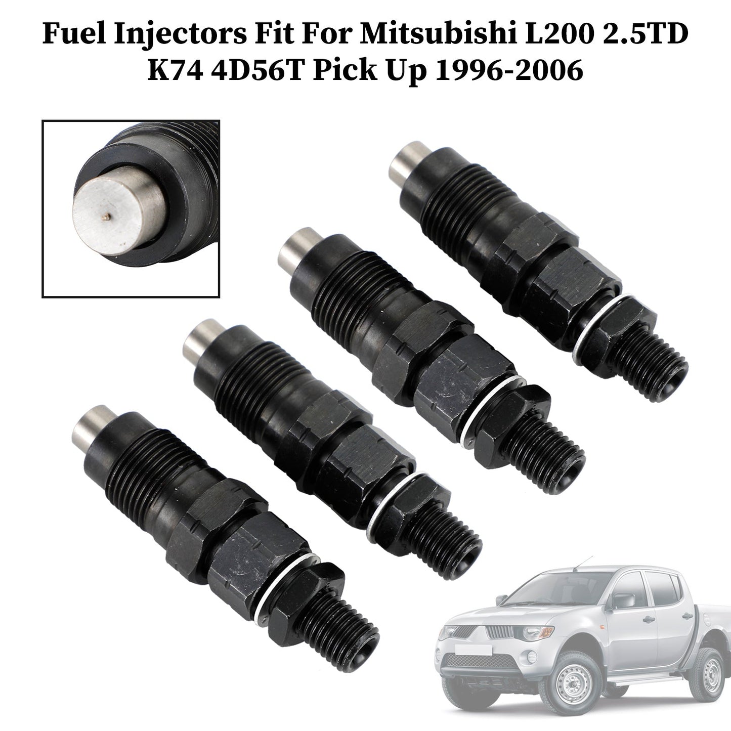 Mitsubishi L200 L400 Pick Up Diesel 105148-1311 4PCS Injecteurs de carburant MD196607