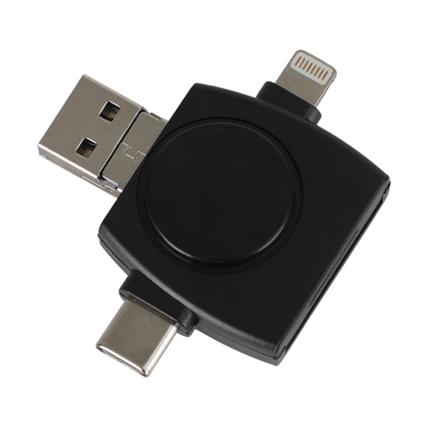 Adaptateur de lecture d'adaptateur de carte mémoire USB Micro SD TF 4 en 1 pour Android IOS