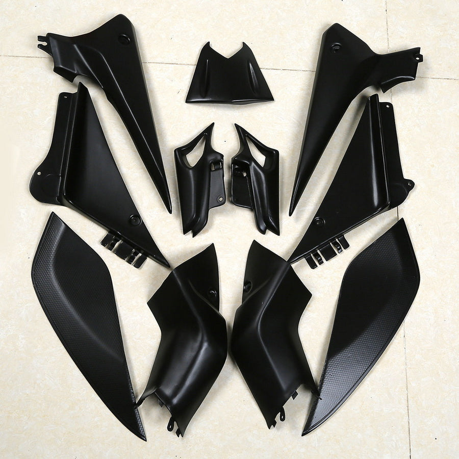 Amotopart 2009-2015 Yamaha FZ6R Schwarzer Verkleidung Kit