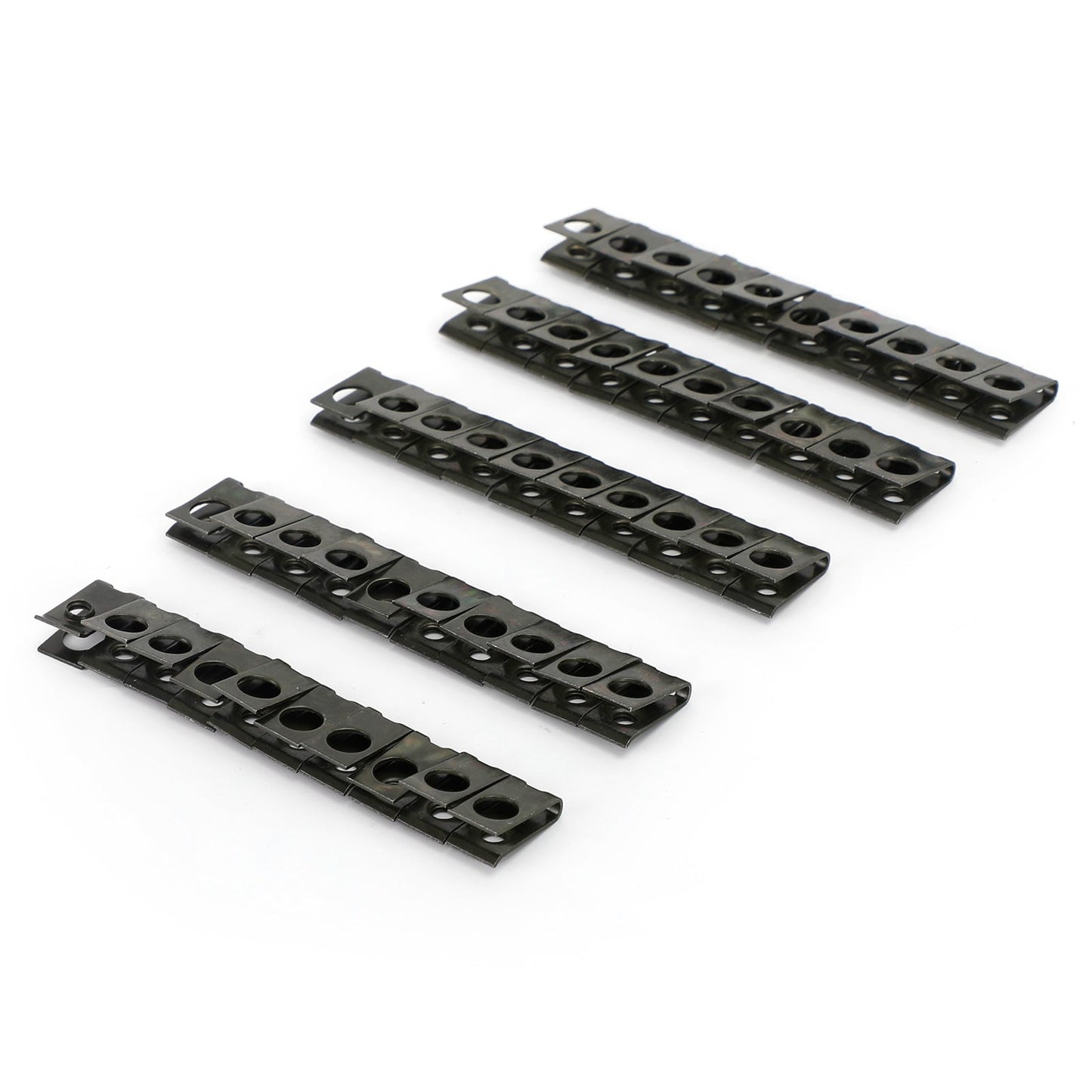 50x Moto Faring Boulon Écrou Zingué Vis Clip Speedclips 5mm pour Honda Générique